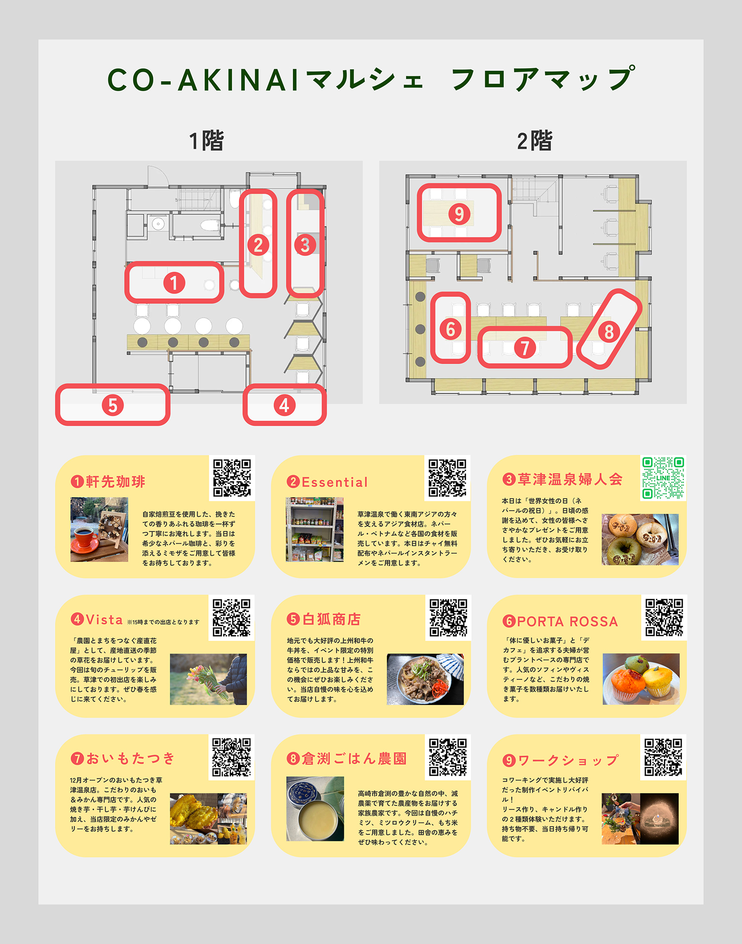 CO-AKINAIマルシェ/出展者