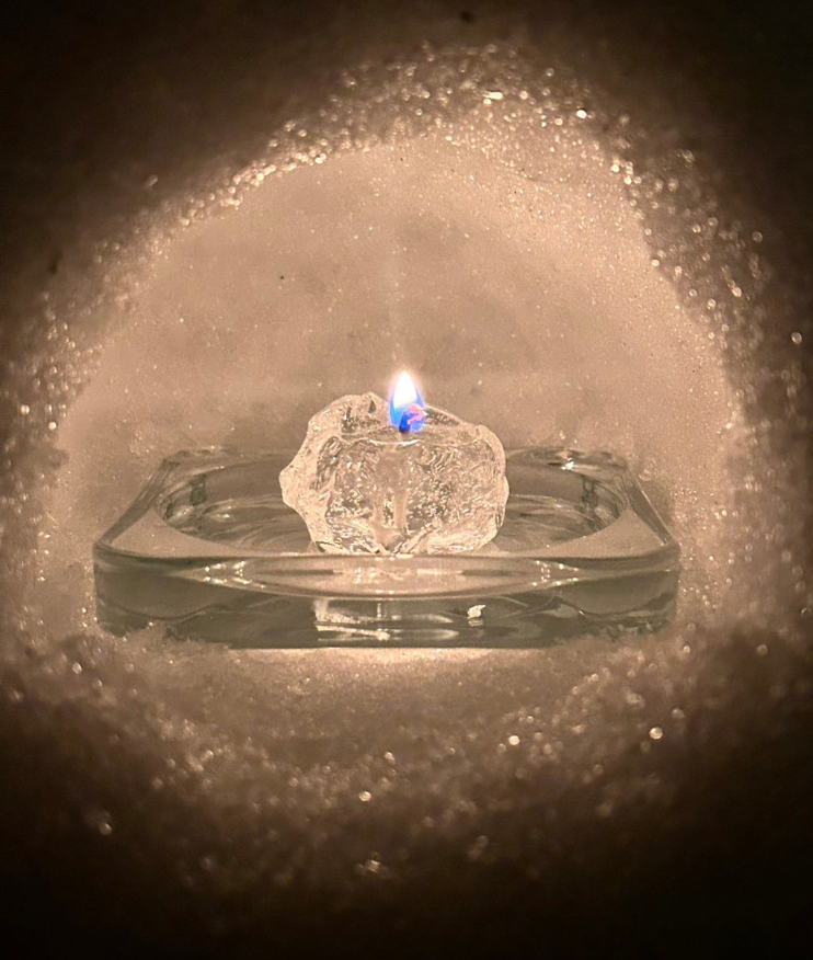 【レポート】氷みたいなキャンドル作り体験会